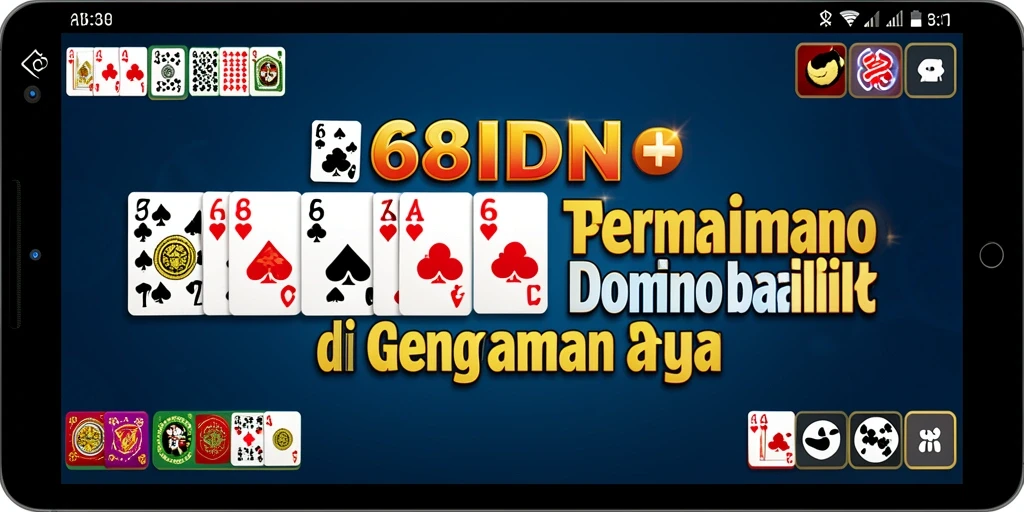 Screenshot 68IDN menampilkan gameplay Domino yang seru.