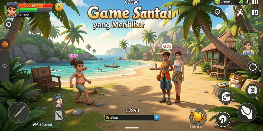 Tampilan gameplay C7890 yang seru dan menghibur.