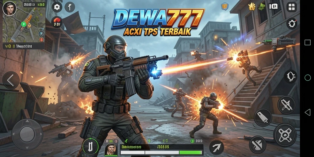Tampilan gameplay seru di dunia TPS yang menantang.