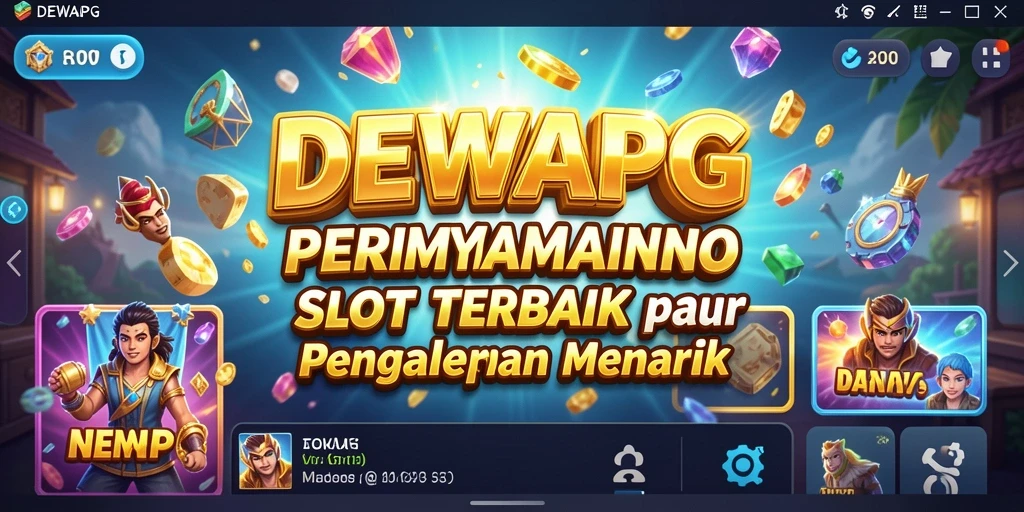 Screenshot gameplay DEWAPG dengan tema slot yang menarik.