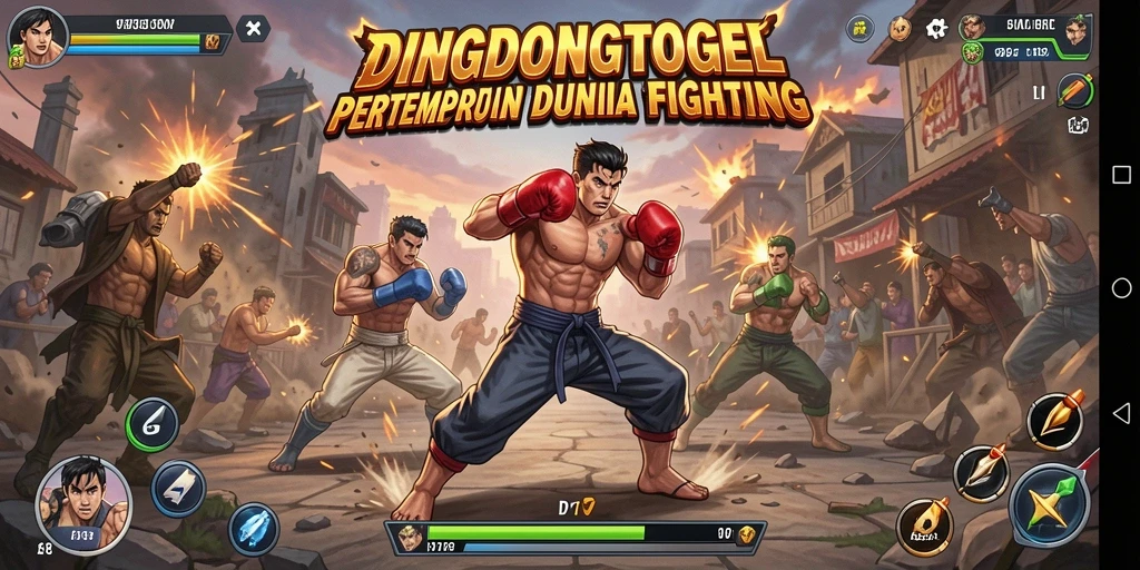 Tangkapan layar DINGDONGTOGEL menampilkan aksi pertarungan yang mendebarkan.