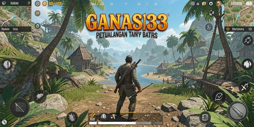 Tampilan gameplay GANAS33 yang memukau di dunia terbuka.