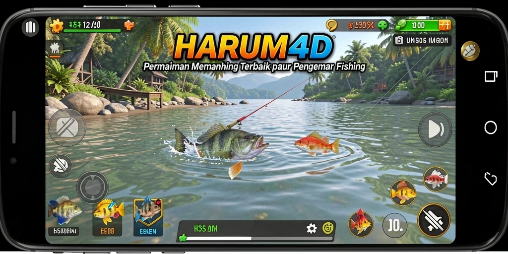 Tangkapan ikan yang mengesankan dalam gameplay HARUM4D.