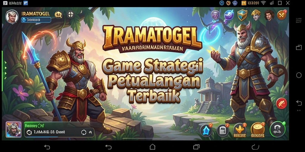 Tampilan gameplay menarik dengan strategi yang mendalam.