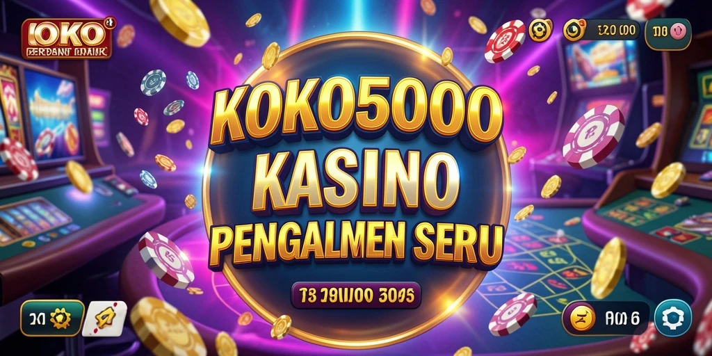 Tampilan gameplay seru di KOKO5000 dengan berbagai permainan Kasino.
