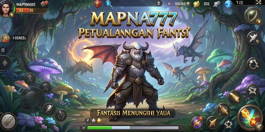 Tampilan gameplay seru MAPNA777 dengan pertarungan mendebarkan.