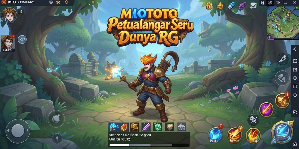Tampilan menarik dari gameplay RPG MIOTOTO yang memikat.