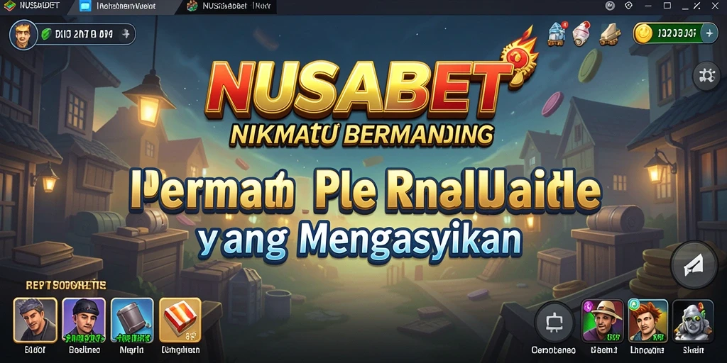 Tampilan gameplay NUSABET dengan elemen Idle yang menarik.