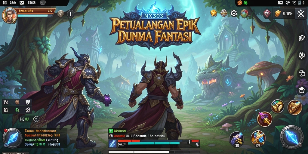 Gameplay RPG menakjubkan dengan grafis yang memukau.