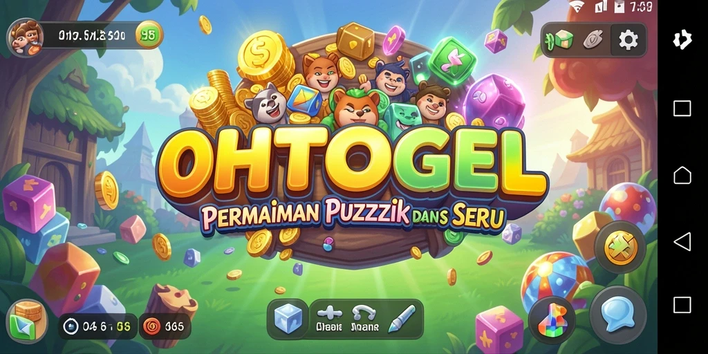 Screenshot gameplay OHTOGEL dengan tantangan Puzzle menarik.