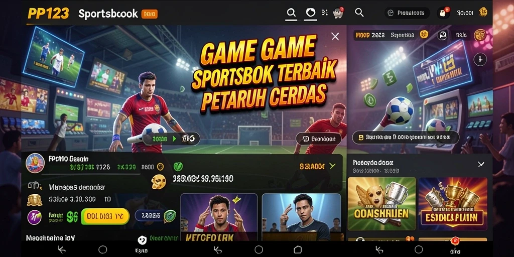 Tampilan utama PP123 menampilkan opsi taruhan olahraga terbaru dan menarik.