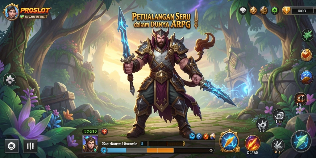 Gameplay seru dalam dunia ARPG PROSLOT yang menantang.