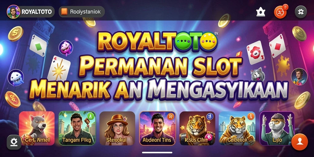 Tampilan menarik dari gameplay Slot ROYALTOTO yang menghibur.