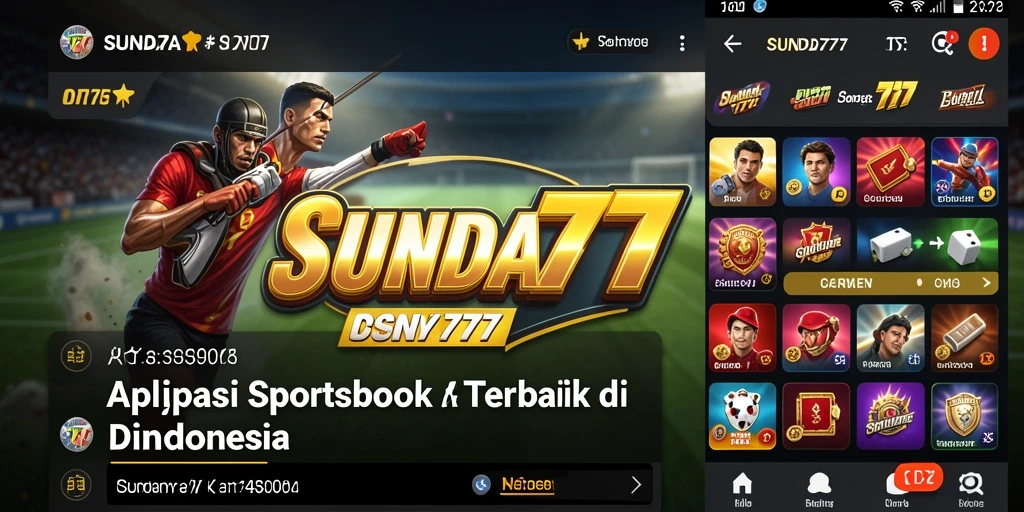 Tampilan antarmuka SUNDA777 dalam taruhan olahraga.