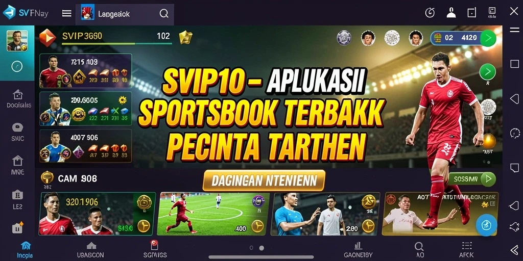 Tampilan screenshot <strong>SVIP10</strong> menampilkan fitur taruhan langsung yang menarik.
