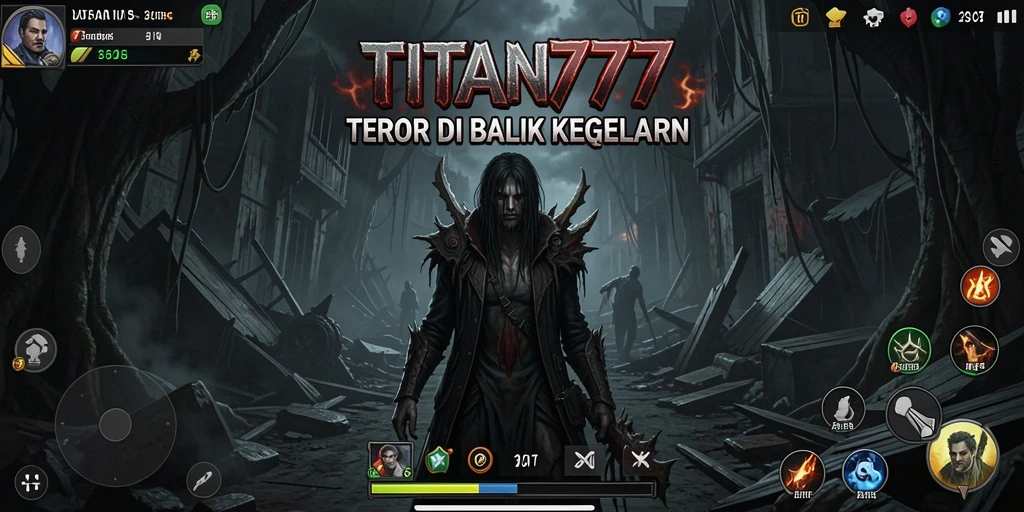 Screenshot gameplay menampilkan suasana mencekam di dalam TITAN777.