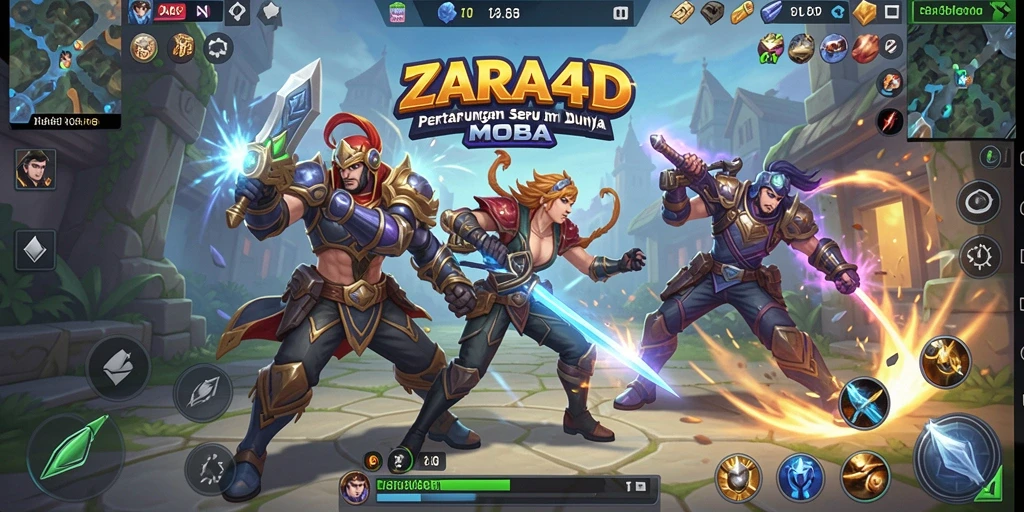 Tampilan gameplay ZARA4D yang menarik dan mendebarkan.